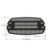 1 x RAW Customer Returns Onlyfire grill grate cast iron for Weber Q2000, Q2200, Q2400 series gas grill, BBQ replacement for Weber 7645-set of 2 - RRP €55.07