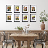 2 x RAW Customer Returns Giftgarden 10 pieces picture frames 13 x 18 cm with passepartout, black photo frame collage set for 20 x 25 cm photos without passepartout, wall or table stand - RRP €64.52