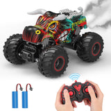 1 x RAW Customer Returns PREBOX Remote Control Monster Truck for Boys 8-12 - RC Bull Car Toys for Kids Ages 4-7, Birthday Gifts for Boys with Music and Lights - RRP €38.08