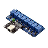 1 x RAW Customer Returns Ethernet Relay Controller Module Control Board LAN WAN Network Web Server RJ 45 Interface 8 Channel Relay Module - RRP €38.99