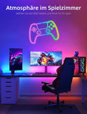 1 x RAW Customer Returns Lamomo Neon LED Strip 10m, RGB LED Strip with Remote APP Control, Waterproof Flexible LED Strip, Music Sync Indirect Lighting Tape for Living Room, Bedroom, Playroom - RRP €59.99