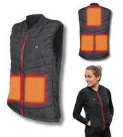 1 x RAW Customer Returns NorthHeat Premium heated vest Size L Heating vest for men and women Clothing up to 55 C with 5 heated zones heated vest WITH BATTERY power bank  - RRP €103.49