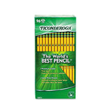 1 x RAW Customer Returns Ticonderoga woodcase pencil, hb 2, yellow barrel, 96 pack Yellow - RRP €34.6