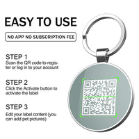 1 x Brand New DISONTAG QR Code Dog Tag ID 41 Dog Breeds Personalized Social Online Page-Free Online Pet Profile-Modifiable-Privacy Control-No APP Required - RRP €12.41