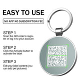 1 x Brand New DISONTAG QR Code Dog Tag ID 41 Dog Breeds Personalized Social Online Page-Free Online Pet Profile-Modifiable-Privacy Control-No APP Required - RRP €12.41