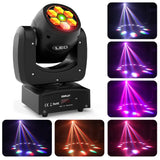 1 x RAW Customer Returns 90W Moving Head LED dmx512 Stage Light Disco DJ Light RGBW Spot Beam Light Effect Beam Effect Pattern Light Beam Light for KTV Nightclub DJ Disco - RRP €129.98