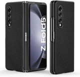 21 x Brand New WEYNRBOX Z Fold 5 Case, Samsung Z Fold5 Slim Case, Ultra-thin Premium Leather Case, Samsung Fold 5 Shockproof Scratch-resistant Protection Hybrid PC Cover Protective Case for Samsung Galaxy Z Fold 5G Cell Phone Case, Black - RRP €374.01