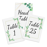 22 x Brand New POWER FLOWER 1-25 Table Paper with Head Table Paper Wedding Place Card Wedding Decorations Event Decorations 665  - RRP €173.8