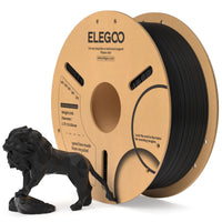 1 x RAW Customer Returns ELEGOO PLA Filament 1.75mm Black 1KG, 3D Printer Filament Dimensional Accuracy - 0.02 mm, 1kg Cardboard Spool 2.2lbs Filament 3D Printing Materials Fits Most FDM 3D Printers - RRP €23.12