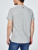 1 x Brand New SSLR Henley Shirt for Men, Henley Shirt Men Short Sleeve, 100 Cotton Short Sleeve Shirt Gray, Large  - RRP €27.6