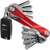 1 x RAW Customer Returns KeySmart - the compact key holder and pendant organizer up to 14 keys, red  - RRP €22.99