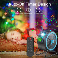 1 x RAW Customer Returns Starry Sky Projector, LED Galaxy Light Projector with Remote Control, 16 Modes Night Light Star Projector Lamp for Baby, Adults, Bedroom, Home Cinema, Room Decoration, Party, Night Light Ambience - RRP €46.38