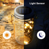 1 x RAW Customer Returns Solar lamps for outdoor use, 6 pieces, 30 LED fairy lights, warm white waterproof hanging light, lantern decoration for outdoor garden - RRP €41.98