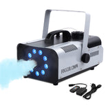 1 x RAW Customer Returns Fog Machine, ZonQoonz 1200W 9 RGB 3 in 1 LED Light Smoke Machine with Wireless Remote Control Portable for Home, Party, Wedding, DJ Show, Bar, Club, Stage Performances, Christmas, Halloween - RRP €91.46