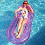 14 x Brand New Inflatable Pool Floating Lounger for Adults and Kids, Great Tanning with Head Pillows to Relax Water Hammock Floating Raft, Pool Summer Beach Party Toys Rose  - RRP €285.6