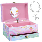 1 x RAW Customer Returns Jewelkeeper set with music box and girls jewelry - 3 magically designed gifts for young girls. Perfect for unforgettable birthday experiences - RRP €27.22