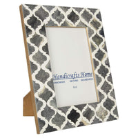 3 x Brand New Handicrafts Home Moorish Moroccan Pattern Photo Frames Inspired by Handmade Bone Inlays Picture Frames Designed to Display 4x6 and 5x7 Inch Images Photos - New Year s Gift - RRP €57.6