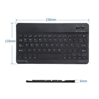 1 x RAW Customer Returns CoastaCloud Wireless Keyboard Ultra Slim Spanish QWERTY Layout for Any Operating Systems iOS Android Windows, Compatible with iPad Galaxy Tab Tablets Laptop Smartphones - RRP €19.82