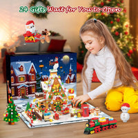 1 x RAW Customer Returns INSOON Advent Calendar 2024 Gingerbread House Construction Toy with LED Light, 24-Day Christmas Countdown Mini Building Block Toy 1763 Pieces, Gift for Adults Children Girls Boys from 10  - RRP €55.99