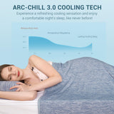 1 x RAW Customer Returns Elegear lightweight summer blanket cooling blanket, Arc-Chill Q-Max 0.47 self-cooling blanket for better sleep, double-sided cotton cooling blanket as sofa blanket baby blanket cuddly blanket 200 220cm blue - RRP €43.27