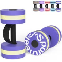 1 x RAW Customer Returns Sportneer Water Weights Aquatic Exercise Dumbbells Water Dumbbell Aerobic Workouts Set of 2 EVA Foam Pool Weights Dumbbells Set Aqua Fitness Dumbbells Equipment for Water Aerobics Weight Loss - RRP €24.79