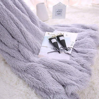 1 x Brand New TIDWIACE Cuddly Blanket Fluffy 160 x 200 cm, Super Warm Blanket, Rainbow High Quality Blanket, Wool Blanket Faux Fur, Sofa Blanket, Fleece Blanket, Bedspread for Bed Sofa Bedroom - RRP €37.2