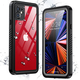 1 x RAW Customer Returns PAKUYA Designed for iPhone 11 Case, Waterproof Shockproof Clear Sound Quality Built-in Screen Protector Heavy Duty Shockproof Anti-Scratch Rugged Case for iPhone 11 6.1 inch - RRP €18.14