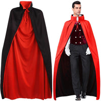 1 x RAW Customer Returns Winwild Halloween Vampire Cloak with Collar, Cape Vampire Costume Children Adults for Carnival Halloween Cosplay Costume 140cm  - RRP €13.98