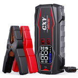 1 x RAW Customer Returns CXY Car Battery Jump Starter, 12V Quick Charging Car Emergency Starter, Portable Car Starting Booster with LED Digital Screen for Car Motorcycle T18 1000A Engines up to 6L Gas or 3L Diesel  - RRP €37.84