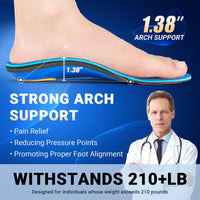 1 x RAW Customer Returns DACAT Orthopedic Arch Insoles for Men and Women, Shoe Insoles for Plantar Fasciitis, Flat Feet, Pronation, Heel Pain Insoles, Heel Spur EU46-47, Blue  - RRP €25.2