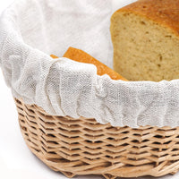 1 x Brand New 2 Pieces Round Bread Proofing Basket Liner, Bread Proofing Cloth Basket for Baking Supplies - RRP €22.8