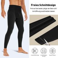 1 x RAW Customer Returns SIMIYA Men s Long Johns, Extra Warm Thermal Underpants, Lined Underpants, Men s Long Thermal Leggings, Winter Leggings 2 x Black, M  - RRP €26.21