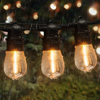 1 x RAW Customer Returns OxyLED Outdoor Fairy Lights, 16M 15 1 LED Outdoor Fairy Lights IP65 Waterproof Retro Warm White Lighting Garden Deco for Indoor and Outdoor Christmas Wedding Christmas House Decoration - RRP €36.99