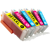 1 x RAW Customer Returns LeciRoba 580XXL 581XXL printer cartridges for Canon printer cartridges 580 581 multipack and canon PGI-580 XXL CLI-581 XXL for Canon TR7500 TR8500 TS6100 TS6200 TS6300 TS700 TS8200 TS8350 6-color cartridges  - RRP €21.07