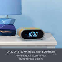 1 x RAW Customer Returns Digital radio alarm clock with Bluetooth and wireless charger, radio alarm clock DAB plus FM with Qi charging function, 10W stereo speakers, 2x USB charging ports, headphone ports, digital radio alarm clock - RRP €70.58