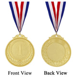 1 x RAW Customer Returns Donrime Metal Award Medals, 12 Pieces Gold Medal Winner Medals for Children Adults Awards for Sports Day, Gymnastics Competitions, Party Favors - RRP €17.09