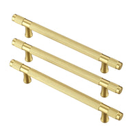 1 x RAW Customer Returns AITITAN 10pcs Furniture Cabinet Handles Gold Color Kitchen Handles 192mm Hole Spacing for Kitchen Cabinets Gold Gold Door Handles - RRP €21.6