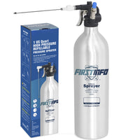 1 x RAW Customer Returns FIRSTINFO A1638L 1000ml Aluminum bottle Refillable pneumatic sprayer Refillable aerosol - RRP €72.5