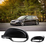 1 x RAW Customer Returns Mirror cover housing suitable for VW Golf 5 free choice of quantity black, left and right 2 pieces  - RRP €29.99