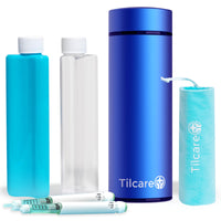 1 x RAW Customer Returns Tilcare Insulin Cooler Travel Case - 60H Reusable Insulin Cooler Box - Standard TSA Approved Medication Case - Emergency Bottle 12H - Up to 2 Diabetic Pens Medical Bottles - RRP €34.34