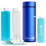 1 x RAW Customer Returns Tilcare Insulin Cooler Travel Case - 60H Reusable Insulin Cooler Box - Standard TSA Approved Medication Case - Emergency Bottle 12H - Up to 2 Diabetic Pens Medical Bottles - RRP €34.4