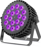 1 x RAW Customer Returns 6 in 1 LED Par Spotlight, 200W 18 LED Stage Light, RGBWA UV DMX512, Disco Light, 7 10 CH, 4 Control Modes, 8 Lighting Modes Perfect for Party Bar Halloween - RRP €92.99