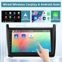 1 x RAW Customer Returns  8-Core 2 64GB Hikity Android Car Radio for VW Polo 2011 2012 2013 2014 2015 2016 with Wireless CarPlay and Wireless Android Auto, 9 Car Stereo with GPS WiFi DSP RDS BT Canbus Rear View Camera - RRP €186.88