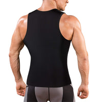 1 x RAW Customer Returns CHUMIAN Men s Compression T-Shirt Slimming Undershirt Shaping Underwear Slimming Belly Band Sports Fitness Undershirt Black, XL  - RRP €24.58