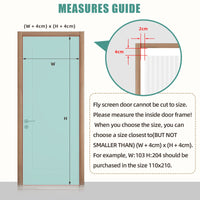 1 x Brand New JOY2SEE Fly Screen Balcony Door Magnet 110x240cm, Updated Version Fly Screen Door, White Magnetic Curtain Insect Protection, No Drilling Required - RRP €28.37