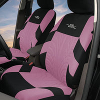 1 x RAW Customer Returns AUTOYOUTH Car Seat Covers Universal Fit Complete Set Car Seat Protector Tire Rails Car Seat Accessories, Pink - RRP €45.99