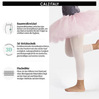 1 x RAW Customer Returns CALZITALY PACK 1 or 2 PAIRS - Girl s Dance Leggings, Classical Dance Leggings, Ballet Leggings, Footless Tights, Black, Pink, 4-6, 8-10, 12-14 Years, 60 Den, Made in Italy 4-6 Years , Rose  - RRP €10.33