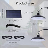 1 x RAW Customer Returns ENCOFT Solar Lamps for Outdoor Hanging Lamp with Remote Control IP65 Waterproof 4W Solar Pendant Light Outdoor Lighting for Garden Camping with 3M Cable 2 Lights, Warm White  - RRP €39.34