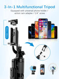 1 x RAW Customer Returns Cell Phone Tripod, UTEBIT 1.6m Extendable Selfie Stick with Bluetooth Remote Control and Fill Light, 360 Rotation Aluminum Tripod Cell Phone Holder, Smartphone Tripod Compatible with iPhone, Android, Gopro, Camera - RRP €24.19