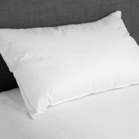 1 x RAW Customer Returns Down Step Down Pillow Platinum 50x80cm Back and side sleepers Made in Italy - RRP €149.0